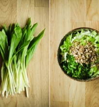 Žalios salotos su pavasario vitaminais (veganiškos, žaliavalgiškos)