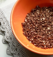 Šokoladinė-kokosinė granola