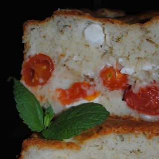 Sūrio duona su pomidorais