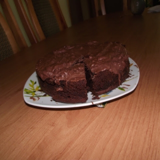 Šokoladinis burokėlių pyragas