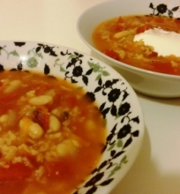 Labai pomidorinė sriuba