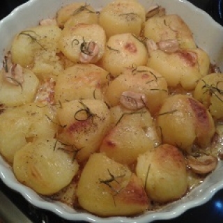 Orkaitėje keptos bulvės