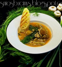 Daržovių sriuba su ryžiais