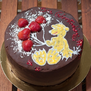 Labai šokoladinis tortas (devil’s food cake)