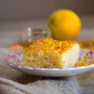 Gaivus apelsinų pyragas su filo tešla