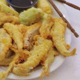 Stintų tempura