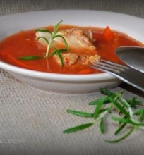 Pomidorų sulčių sriuba