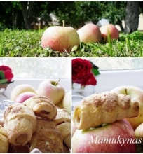 Sausainiai su obuoliais