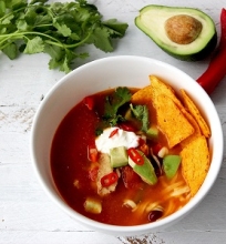 Meksikietiška vištienos sriuba