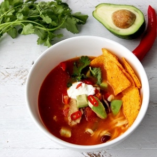 Meksikietiška vištienos sriuba