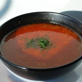 Ryžių pomidorinė sriuba