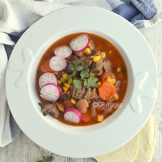 Meksikietiška jautienos sriuba