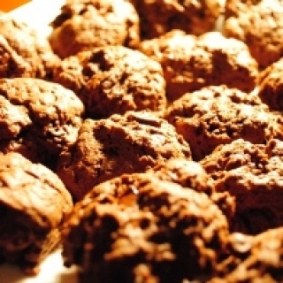 Šokoladiniai sausainiai su šokolado gabaliukais