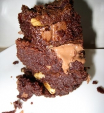 Labai šokoladinis pyragas (Chocolate brownie)
