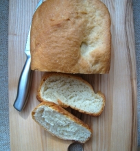 Prancūziška duona, kepta duonkepėje