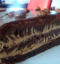 Karamelinis šokoladinis Beatos tortas