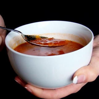 Pomidorų sriuba su lęšiais