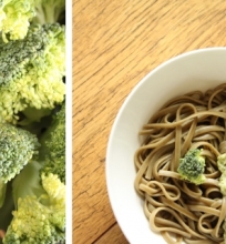 Linguine su grietinėlės ir brokolių padažu