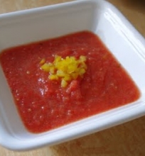 šalta pomidorų sriuba