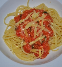 Spagečiai su Pomidorais