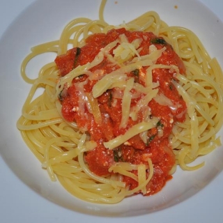 Spagečiai su Pomidorais