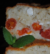 Sūrio duona su pomidorais