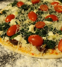 Špinatų pica / Pizza Spinaci