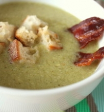 Brokolių sriuba su šonine