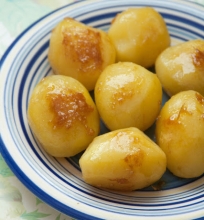 Karamelizuotos bulvytės