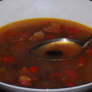 Juodųjų pupelių sriuba