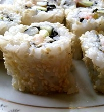 Uramaki sushi