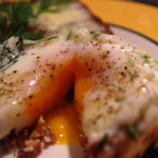 Kiaušinis romantiškiems pusryčiams