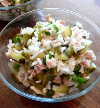 Ryžių salotos su tunu