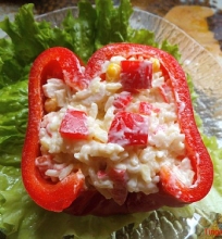 krabų salotos