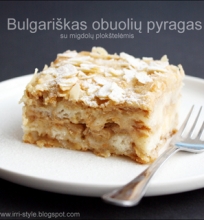 Bulgariškas obuolių pyragas