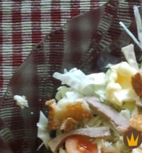 Kopūstų salotos su liežuviu