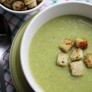 Kreminė žalioji sriuba