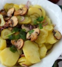 Bulvių salotos su grybais