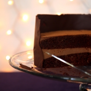 Šokoladinės panakotos tortas