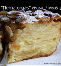 “Nematomas” obuolių/kriaušių pyragas