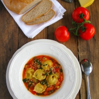 Itališka daržovių sriuba su virtinukais